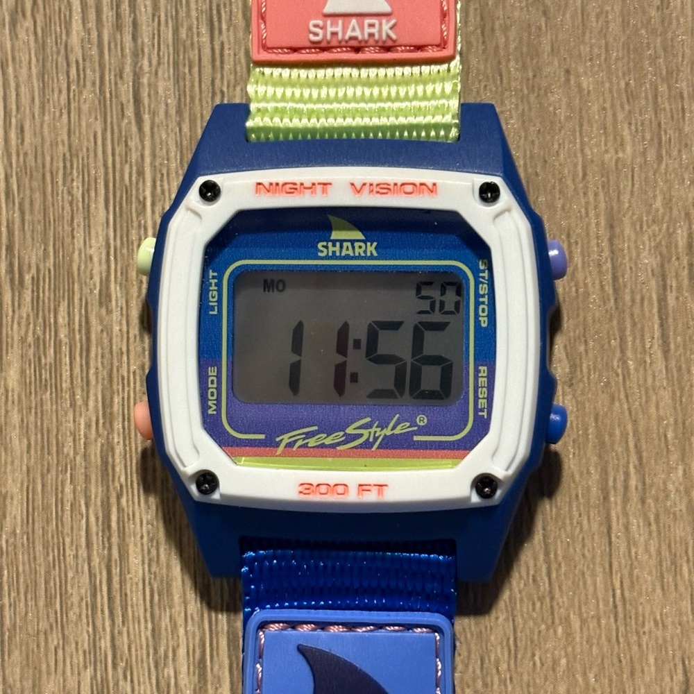Freestyle Shark Leash Watch Blueberry Lime 🫐🍋‍🟩 - Picture 2 of 4